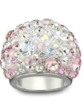 NWT Swarovski Crystal Chic Multi Pink Size 6/7